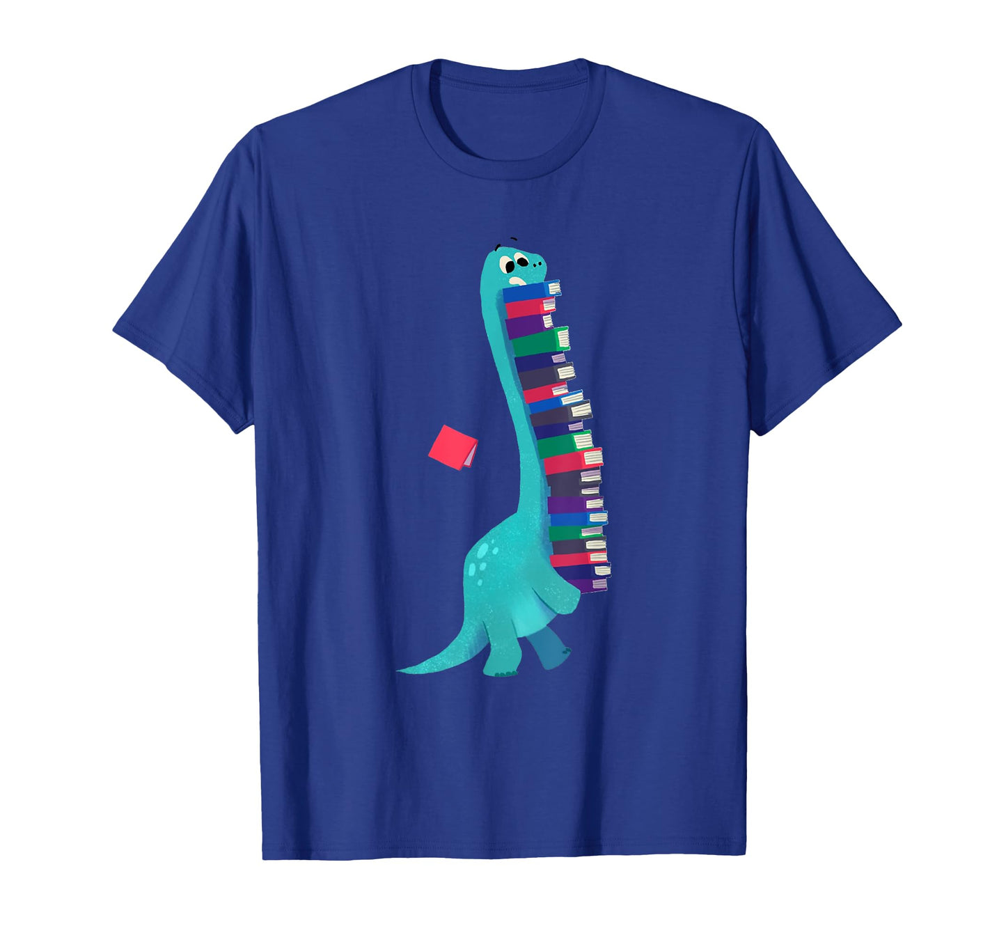 Cute Dinosaur Book Reading T-Shirt