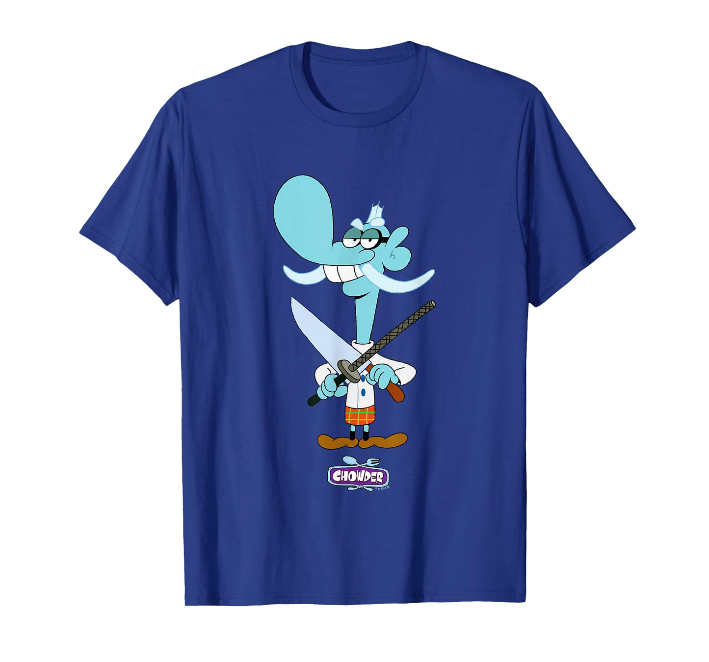 Chowder Mung Daal Sharpening A Knife Serious Face T-Shirt