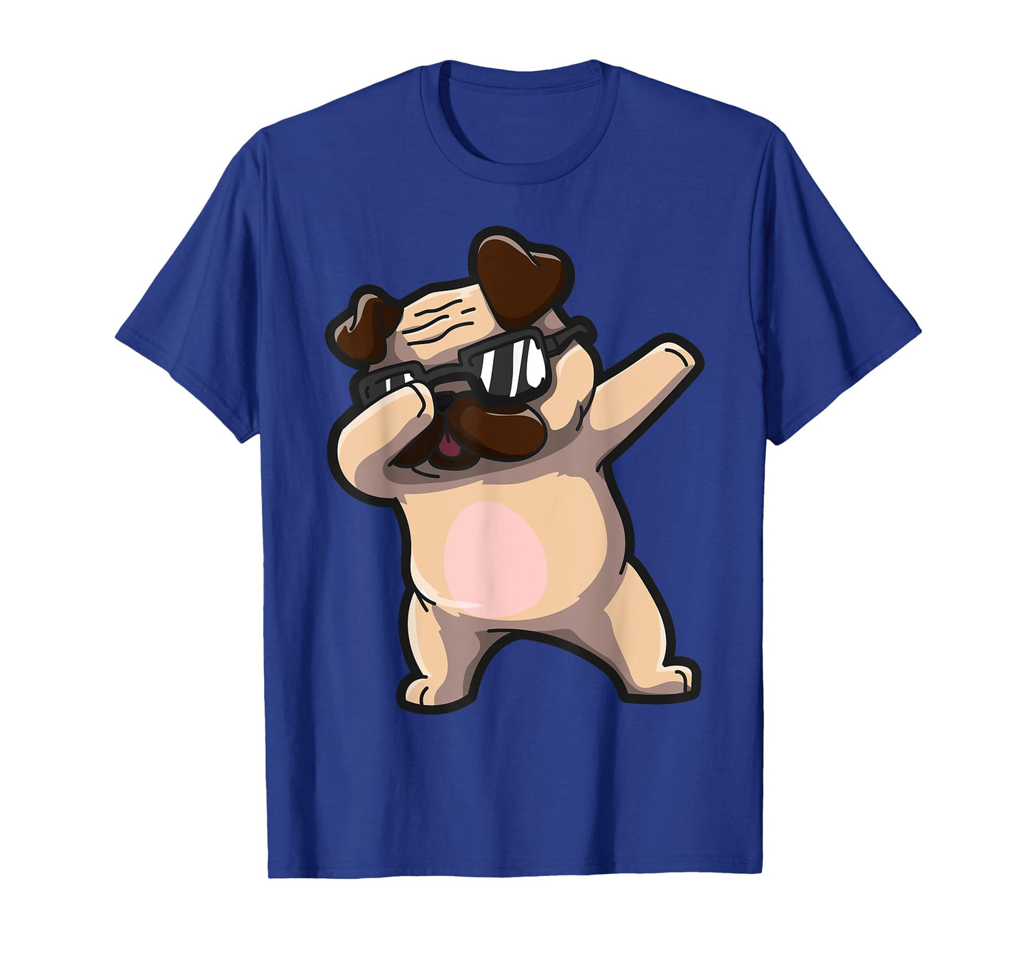 Dabbing Pug Lover Owner Funny Pet T-Shirt