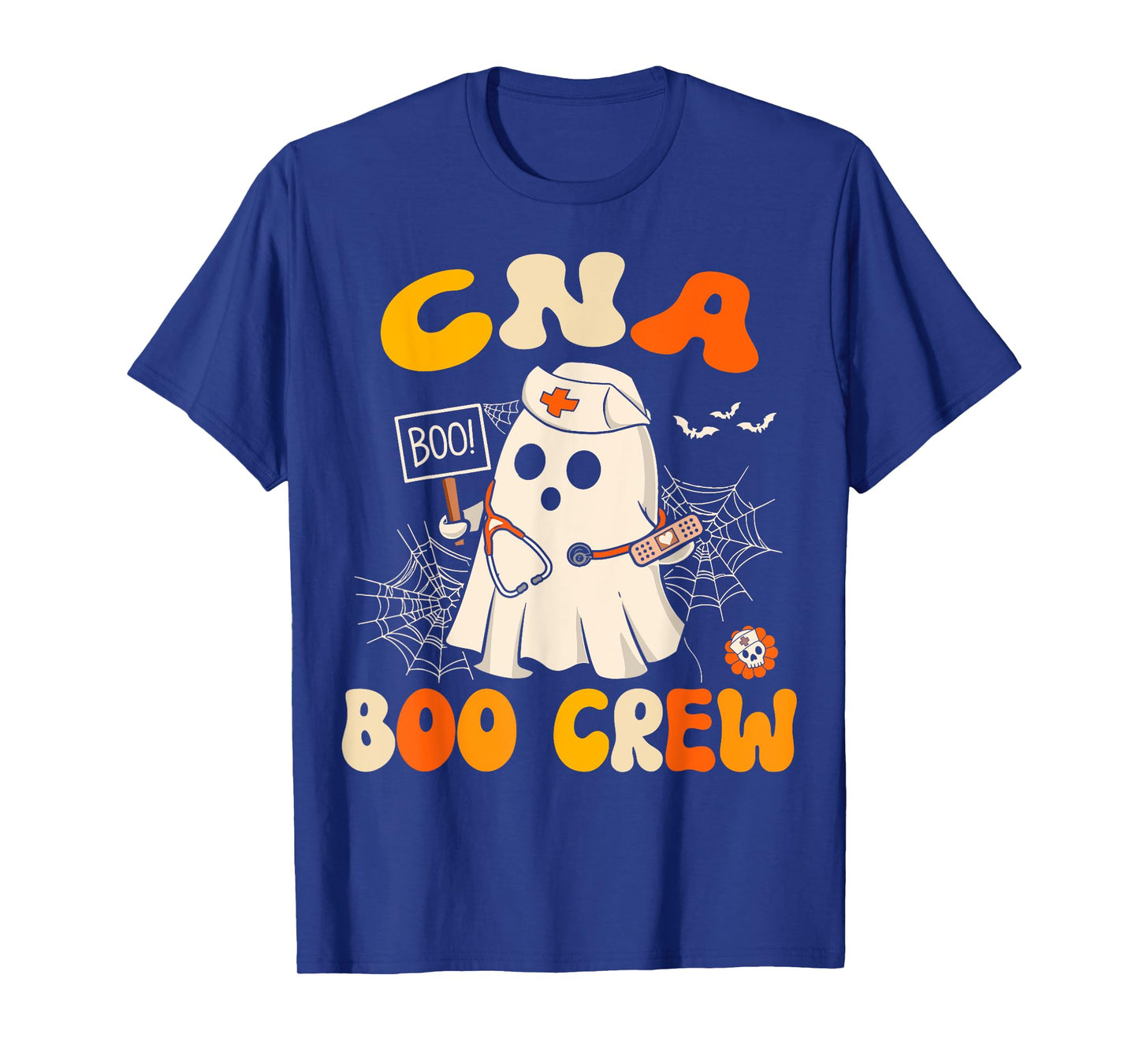 CNA Boo Crew Funny Nursing Assistant Halloween Costume Women T-Shirt