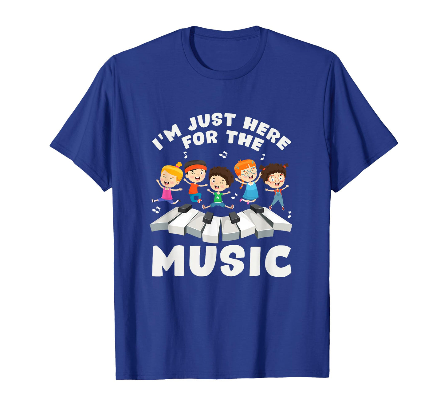 Back To School Teacher Im Just Here For The Music T-Shirt
