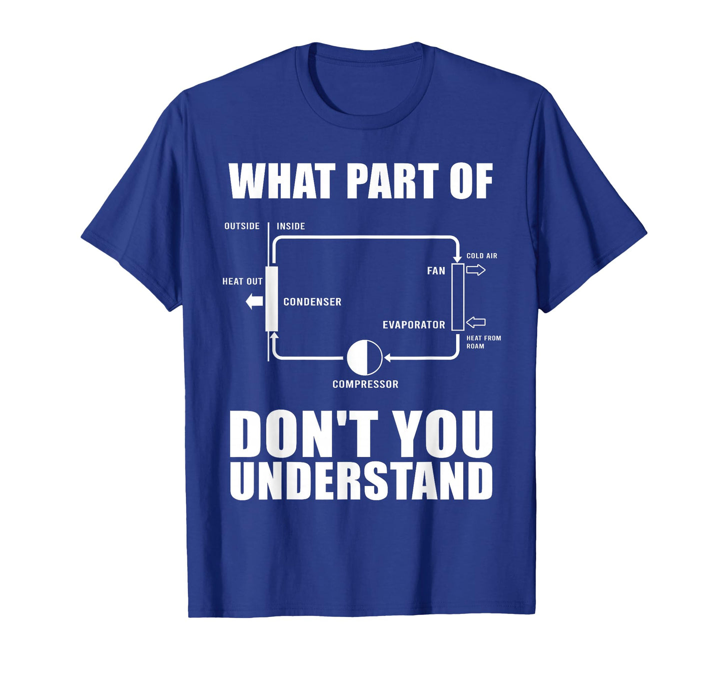 Cool HVAC Design For Men Women Air Conditioning Ventilation T-Shirt