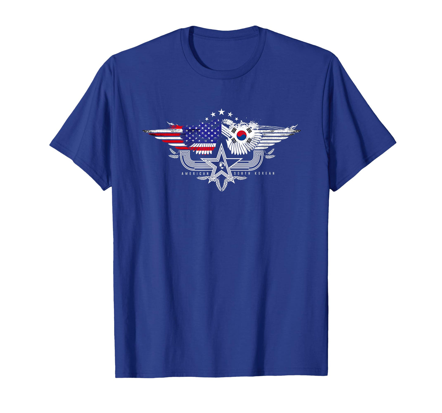 South Korean American Flag T Shirt. South Korea Flag T-Shirt