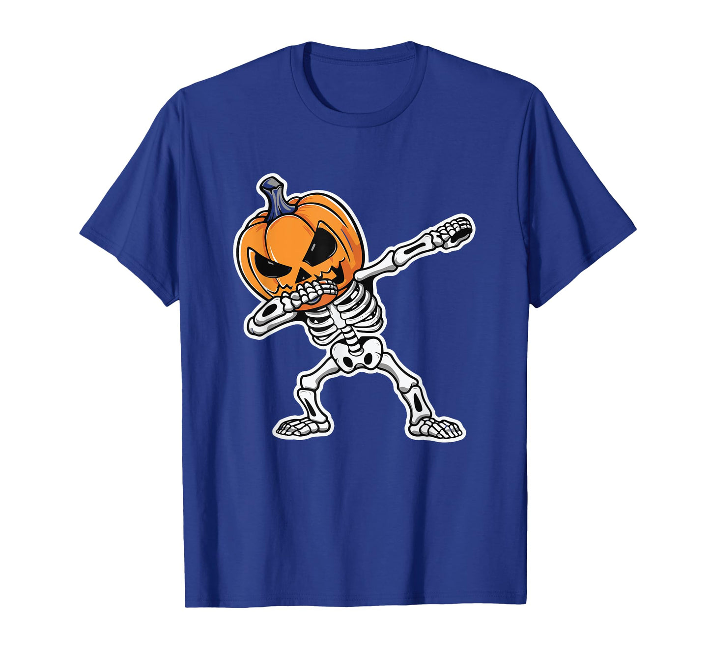 Dabbing Skeleton Jack O Lantern Pumpkin Halloween T-Shirt