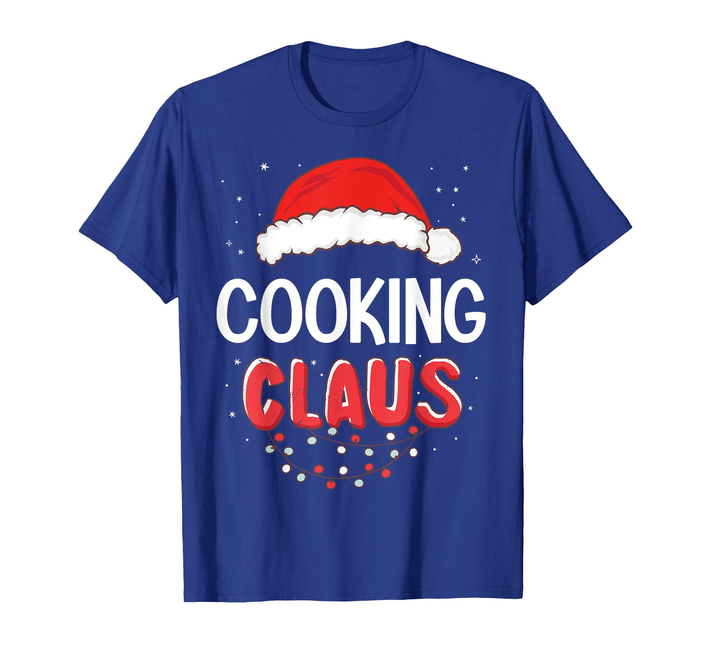 Cooking Santa Claus Christmas Matching Costume T-Shirt