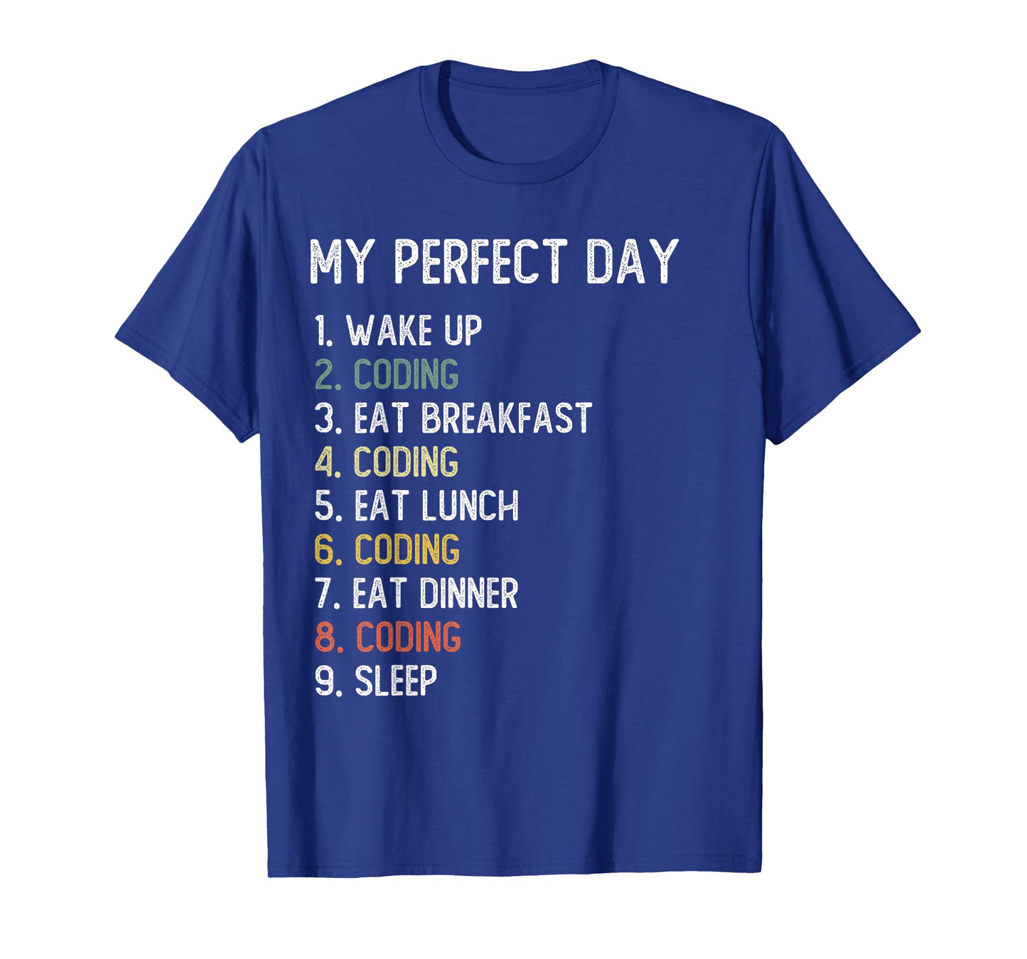 Perfect Day Coding Shirts Men Boys Teen Coding T-Shirt