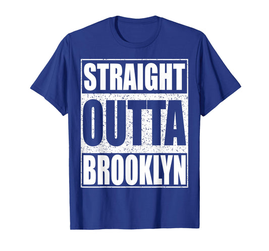 Straight Outta Brooklyn T-Shirt Men Women New York Shirt T-Shirt