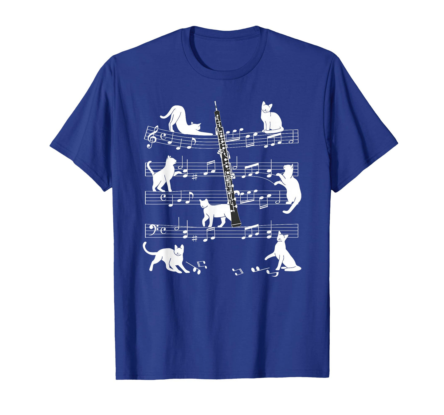 Oboist Cats for Cat loving Oboe player T-Shirt
