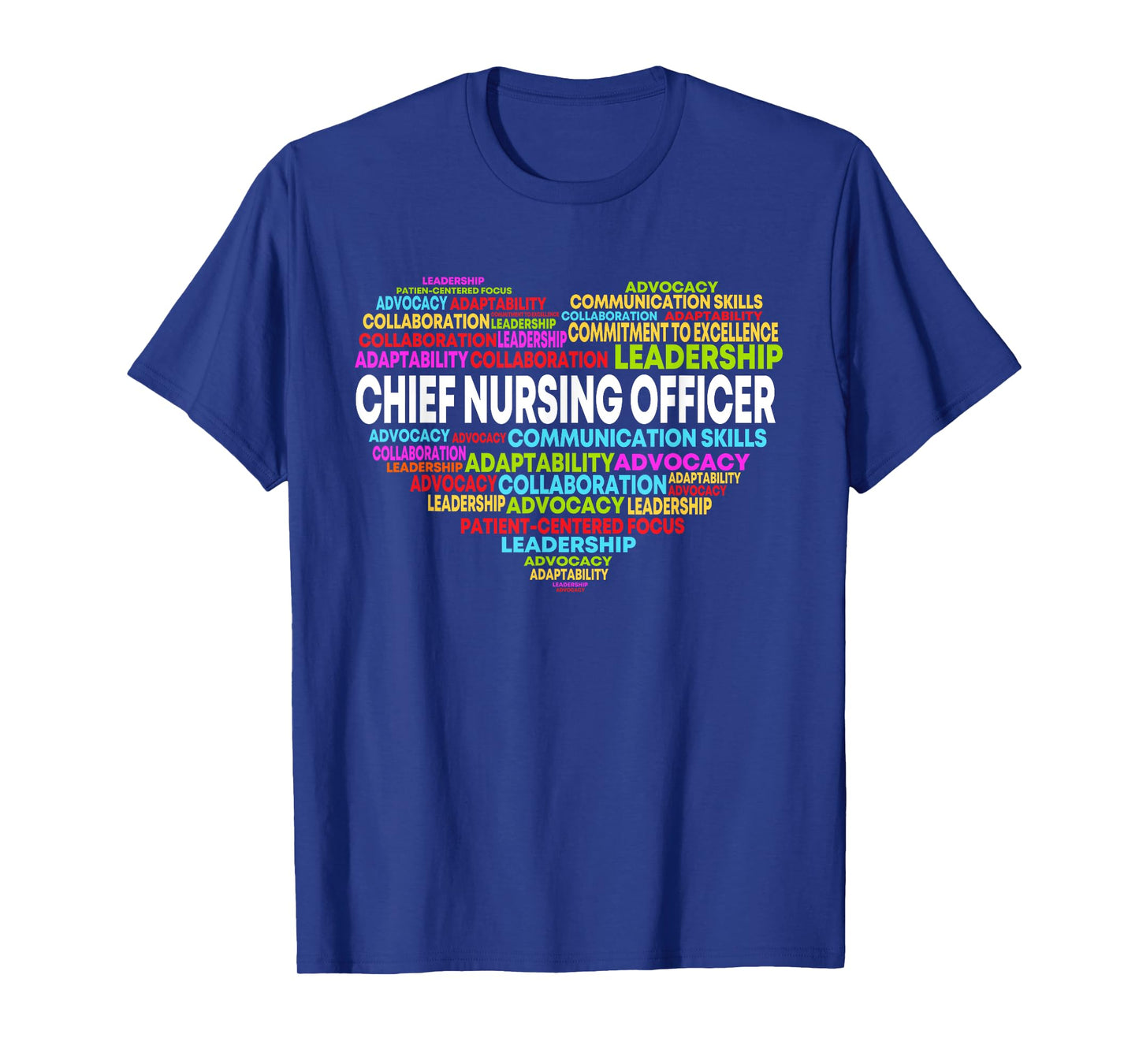 Chief Nursing Officer Heart Nursing Leadership Attitude T-Shirt