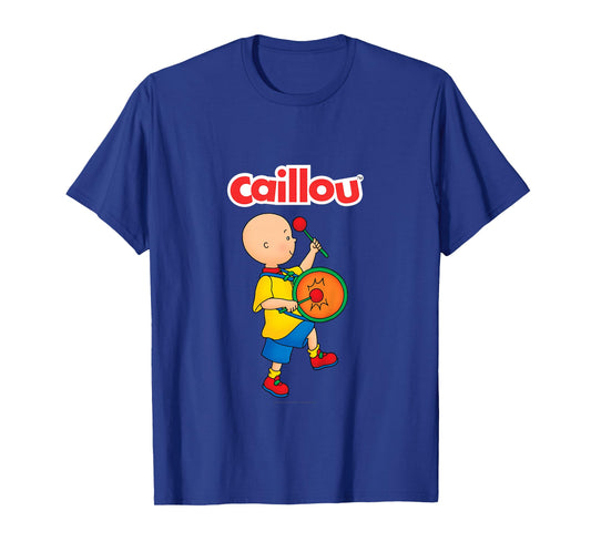 Caillou Child's T Shirt - Drum T-Shirt