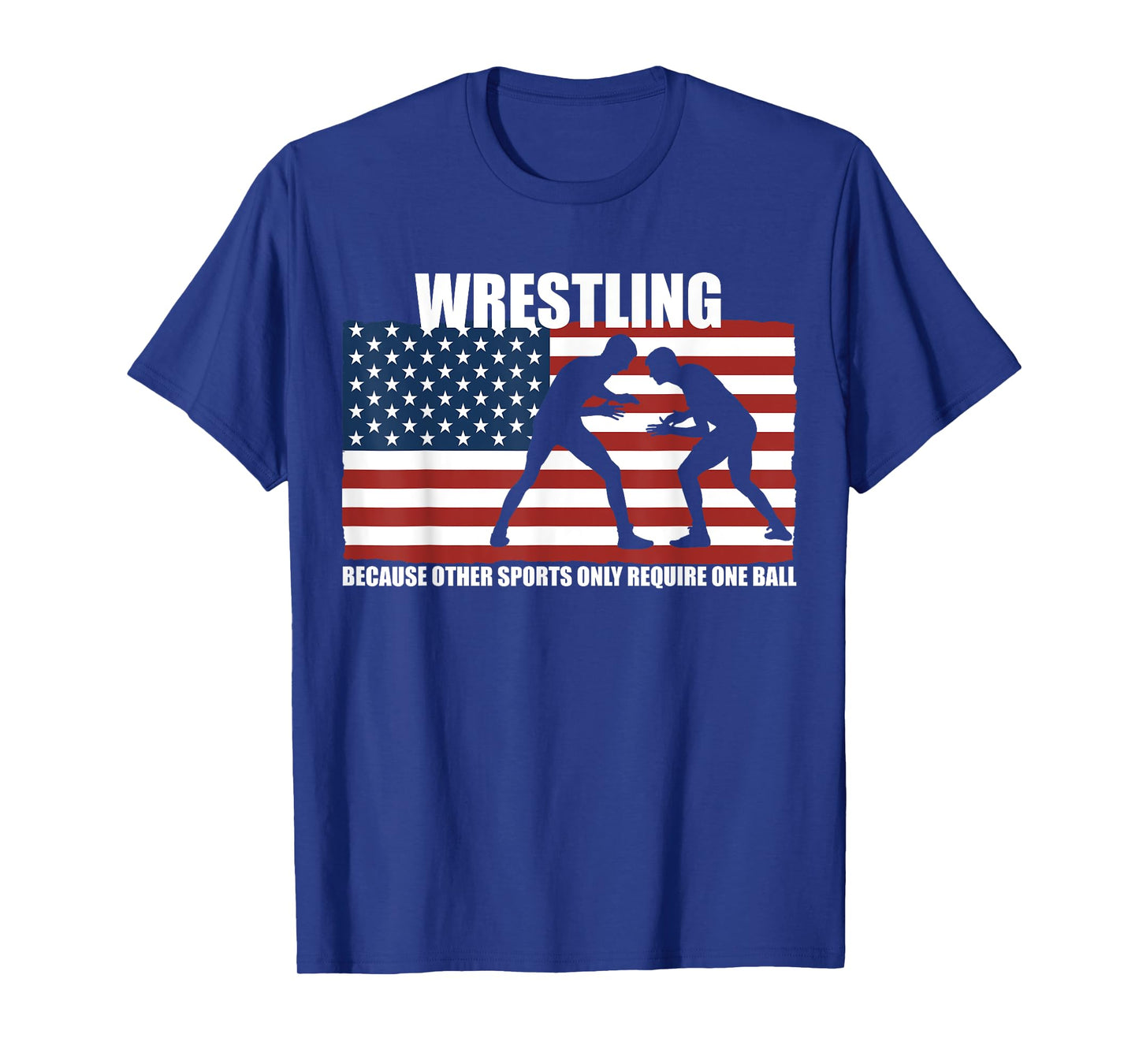 US Flag Wrestling because other sports only require one ball T-Shirt