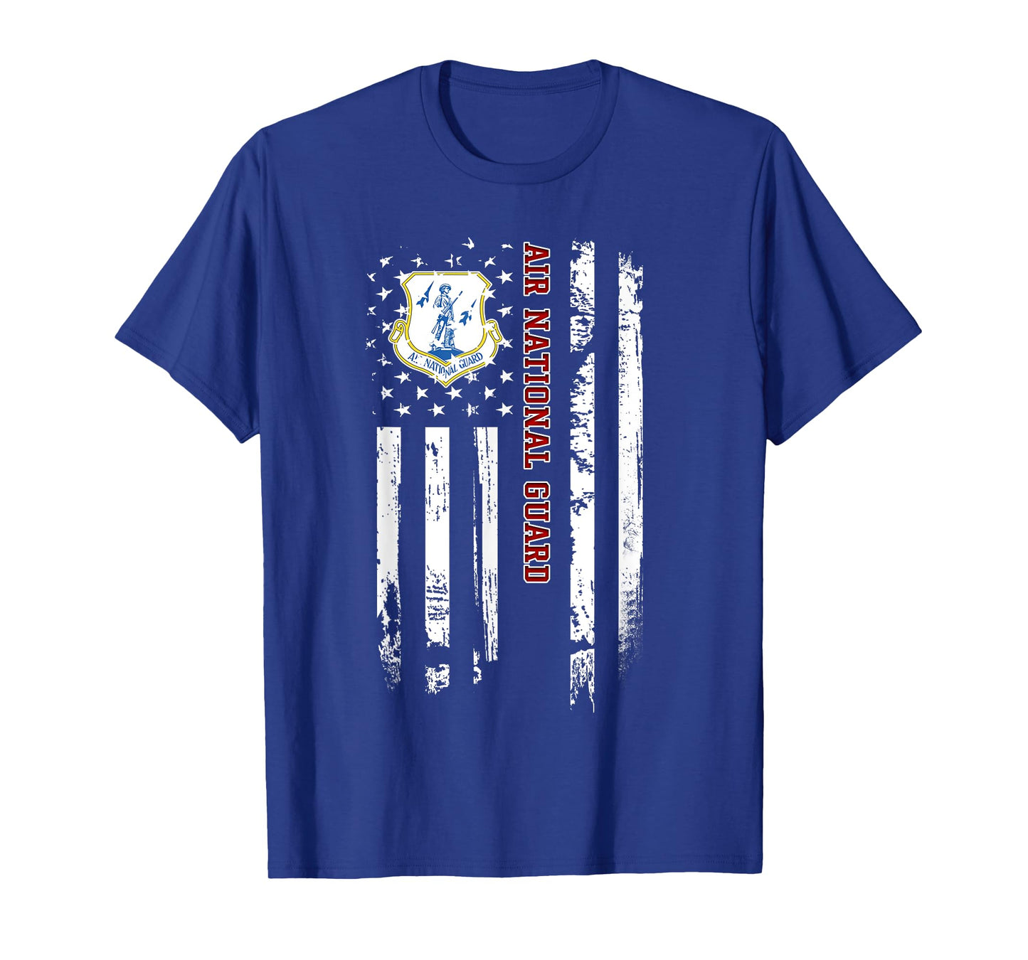 Air National Guard Veteran USA Flag Veterans Day Christmas T-Shirt