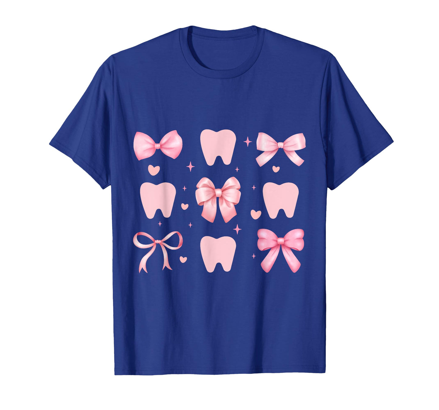 Cute Tooth Dental Assistant Coquette Bow Hygiene Oral RDH T-Shirt