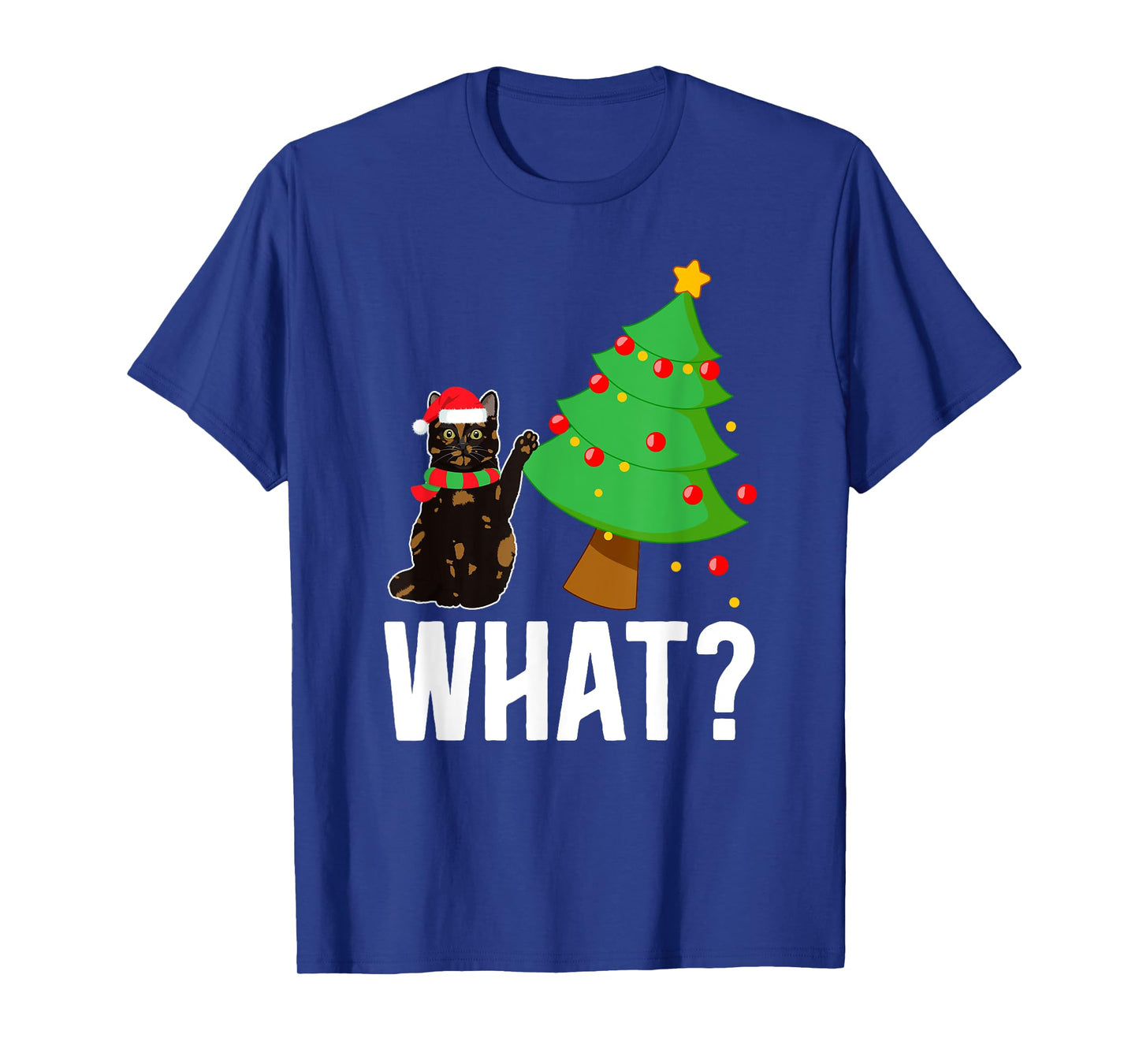 Xmas Tortie Cat Christmas Funny Unisex-Kids Tortoiseshell Cat Xmas Party T-Shirt