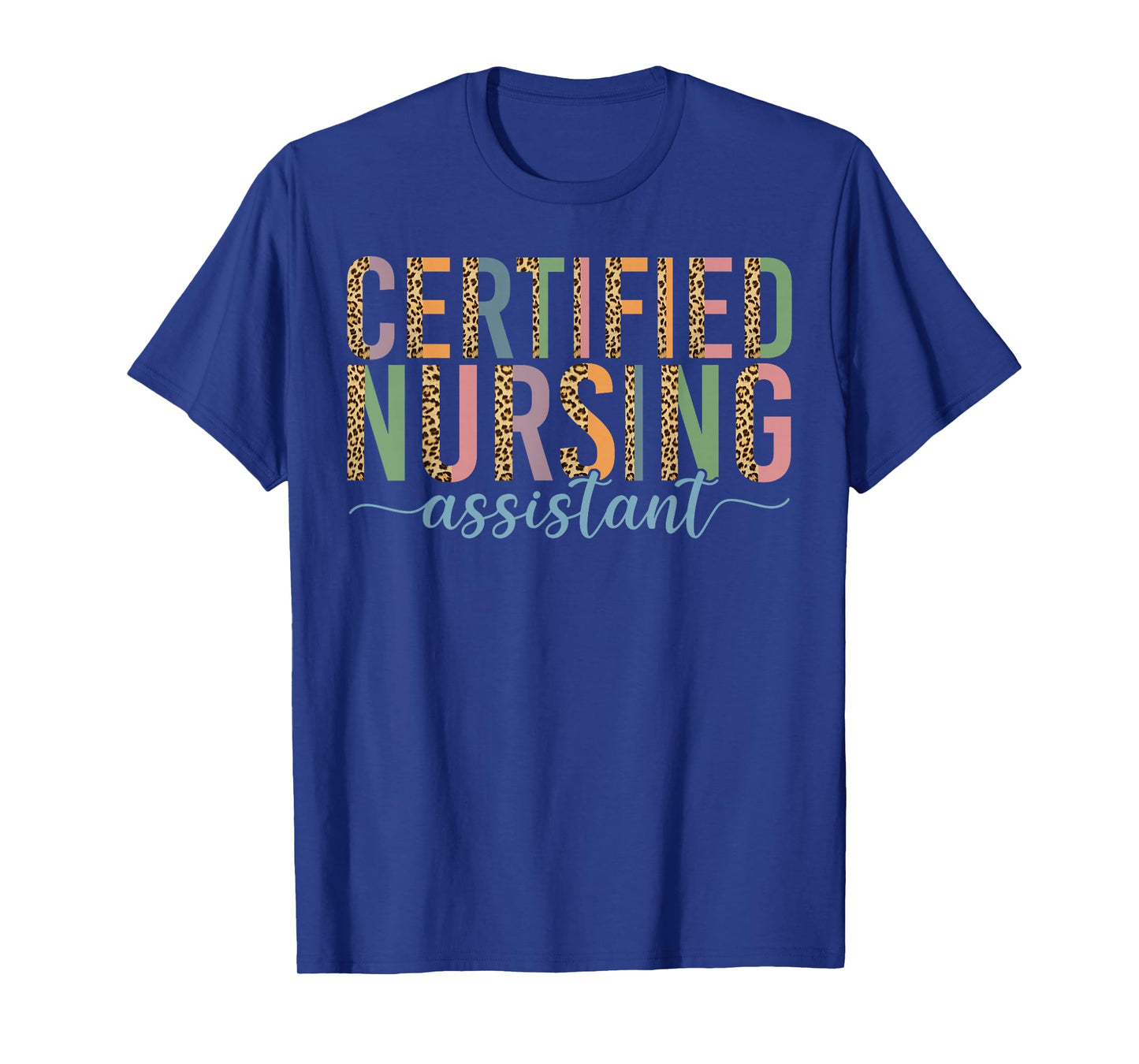 CNA Nurse Certified Nursing Assistant Leopard Cheetah T-Shirt
