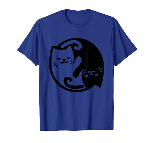 Cute Cat Yin And Yang For Cat Mommies T-Shirt