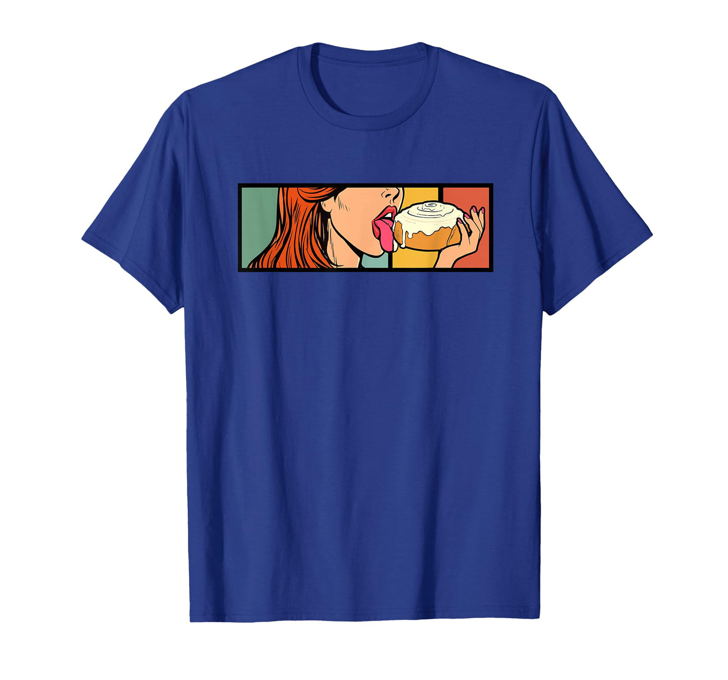 Cinnamon Roll Honey Bun Retro Vintage Bread Baker Baking T-Shirt