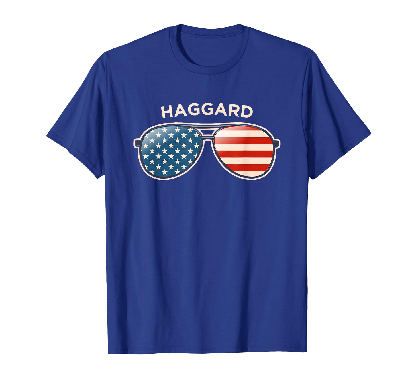 Haggard, KS Vintage US Flag Sunglasses T-Shirt