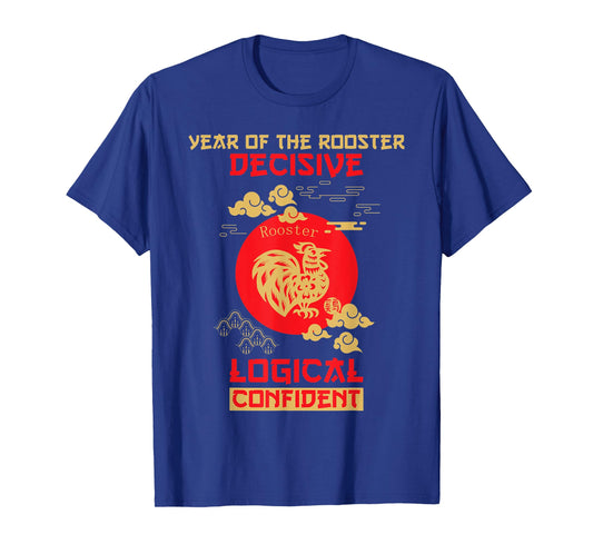 Rooster Chinese Zodiac Design | Year of the Rooster T-Shirt