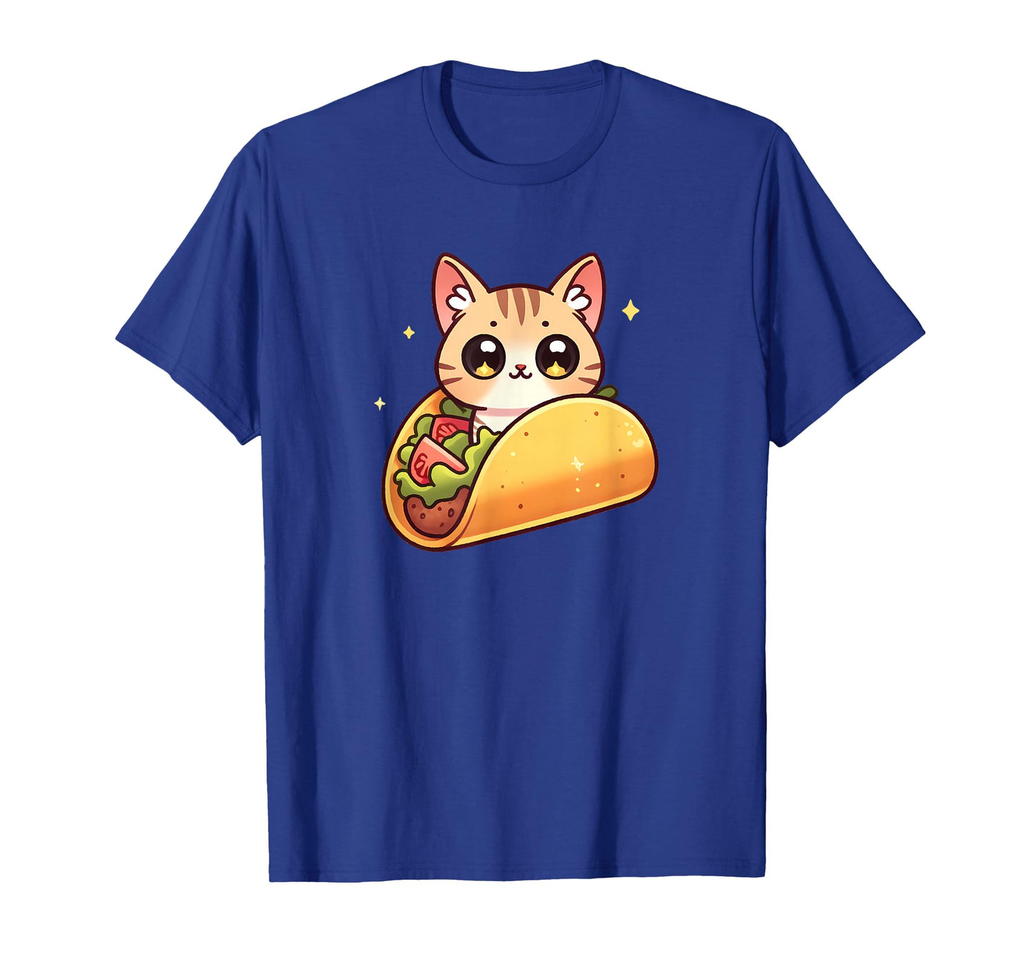 Cute Taco Cat Funny Kawaii Food T-Shirt