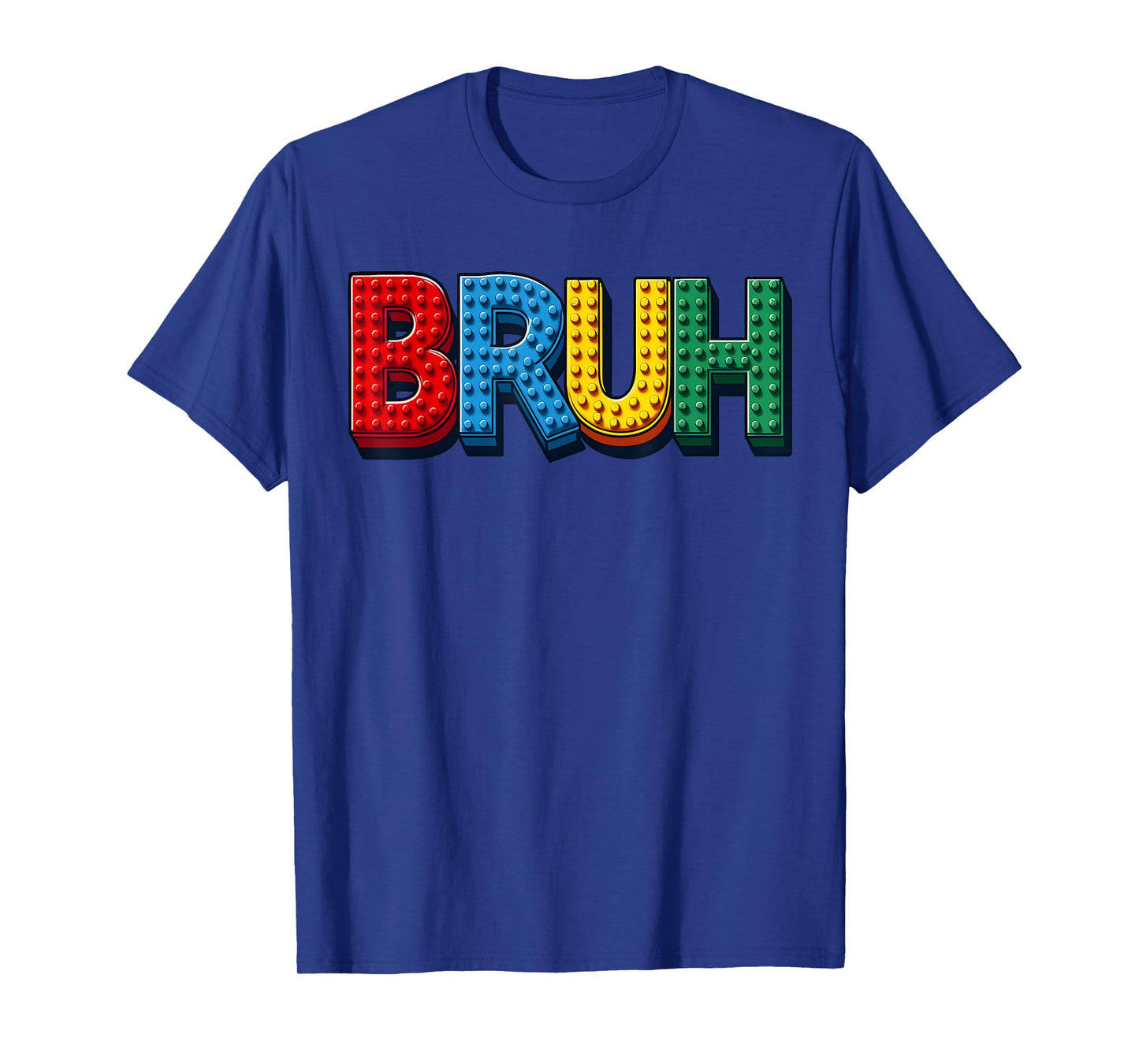Play Building Blocks Bruh Funny Kids Boys Saying Brick Build T-Shirt