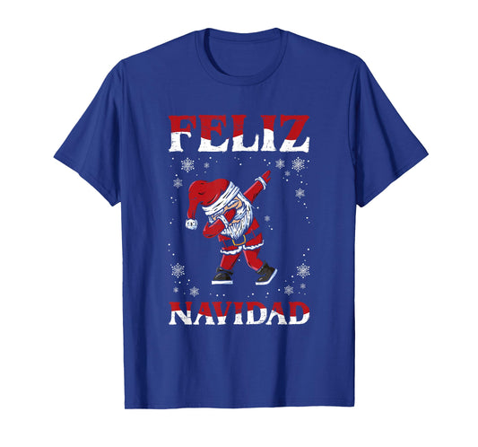 Feliz Navidad Dab Santa Claus Dabbing Christmas Time T-Shirt
