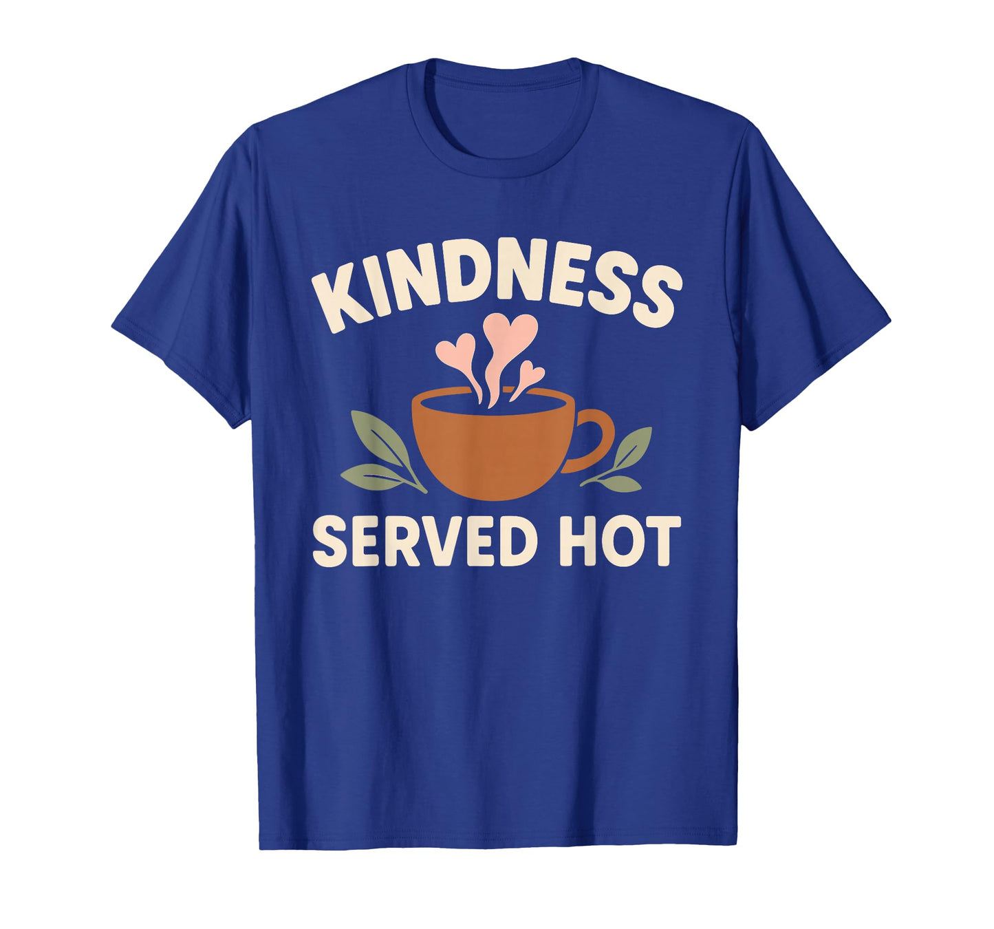 Coffee Lover Kindness Club Positive Message Caffeine Graphic T-Shirt