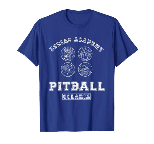 Visit The Booktok Bookish Store Zodiac Academy Pitball Darcy Vega Two Sided T-Shirt