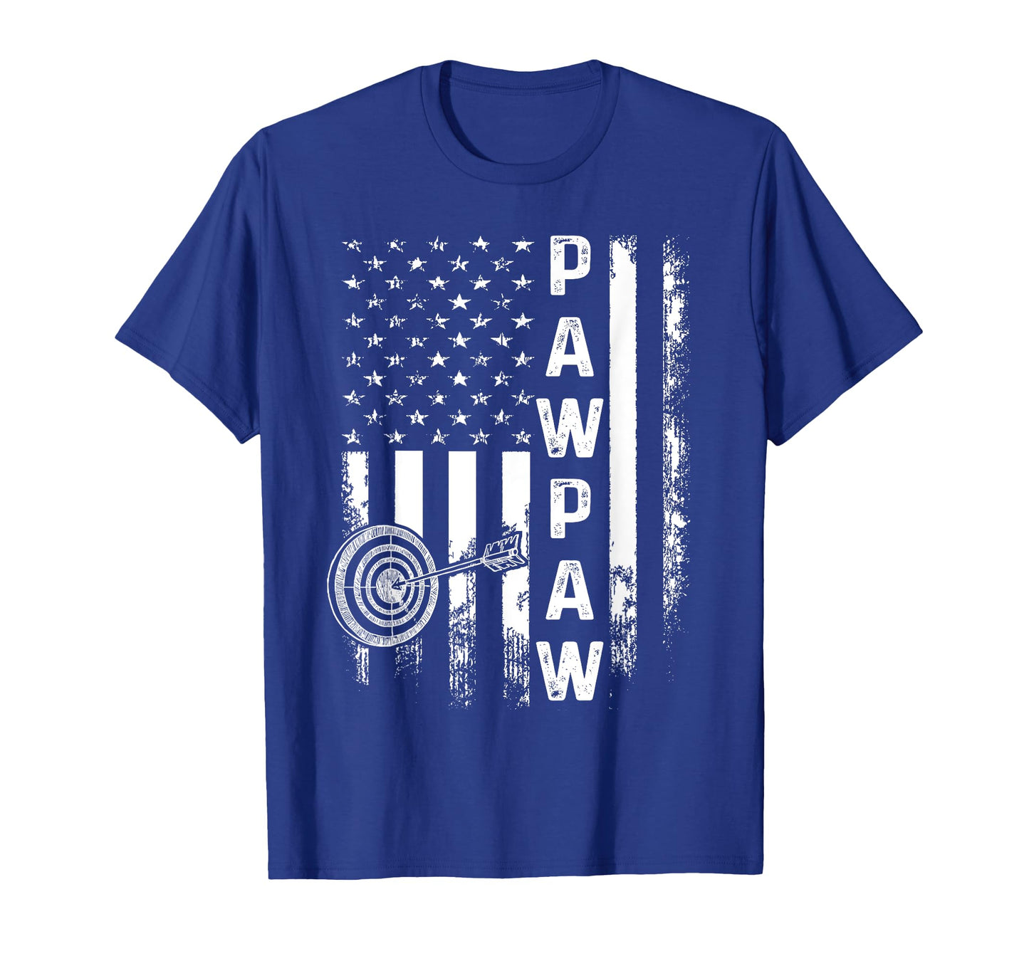 Archery Pawpaw American Flag Vintage Christmas Xmas Women Kids Men T-Shirt