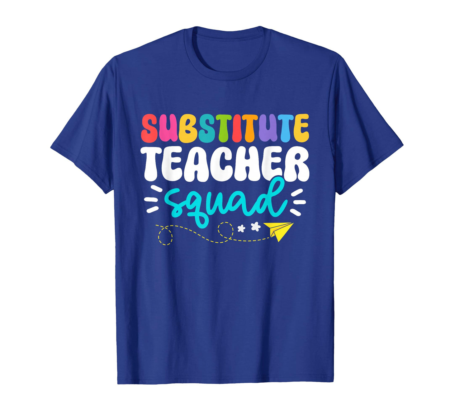 Cute Substitute Teacher Girls Boys Team Substitute Squad T-Shirt