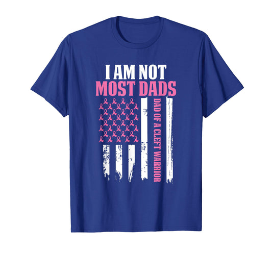 Cleft Palate Lip Most Dad Cleft Strong Awareness T-Shirt