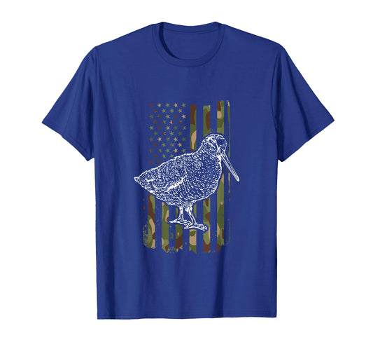 American Woodcock Camo Bogsucker Woodcock Hunting Season T-Shirt