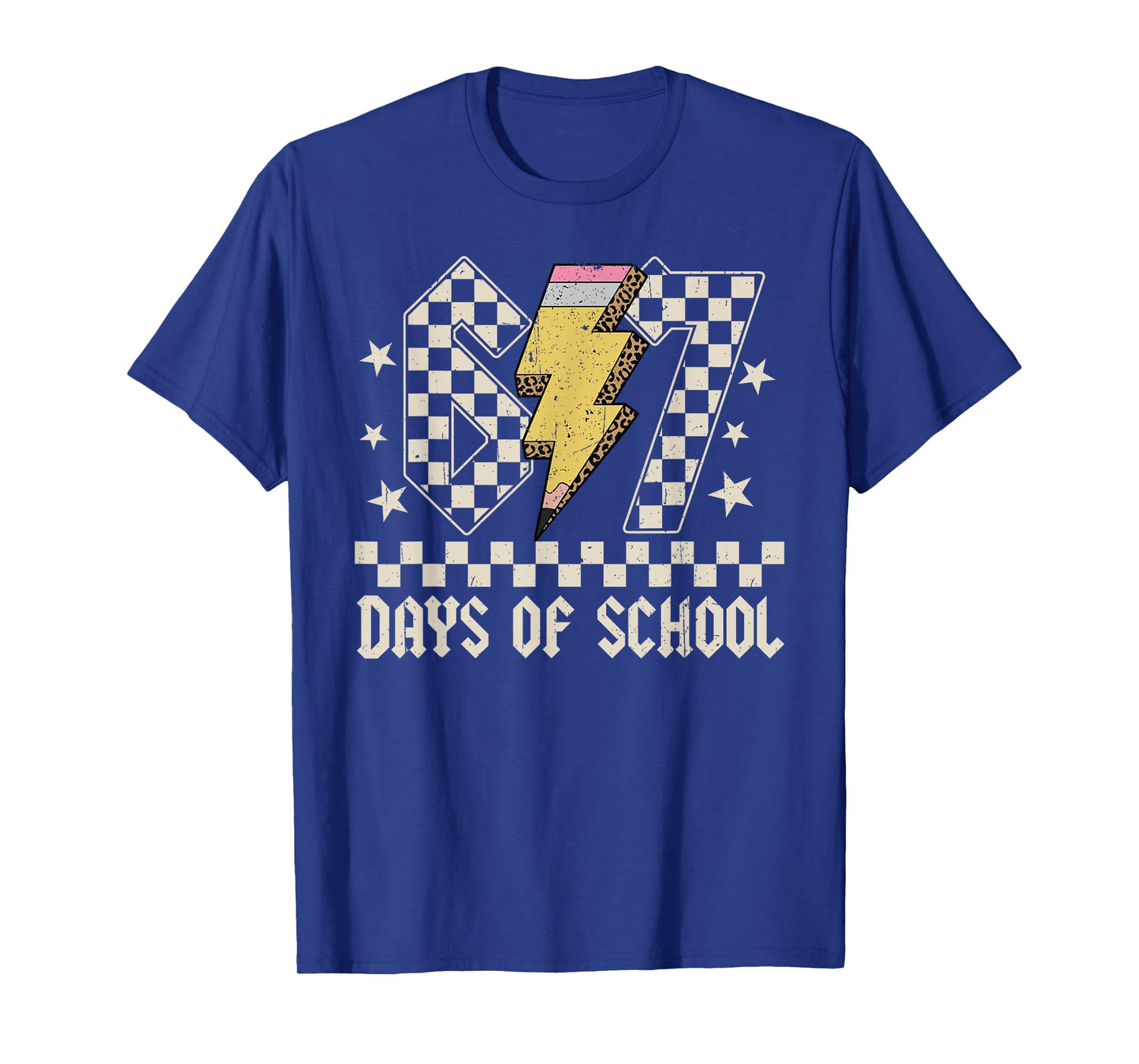67 Days of School Meme Slang ABCD Rock Boys Girls Teachers T-Shirt