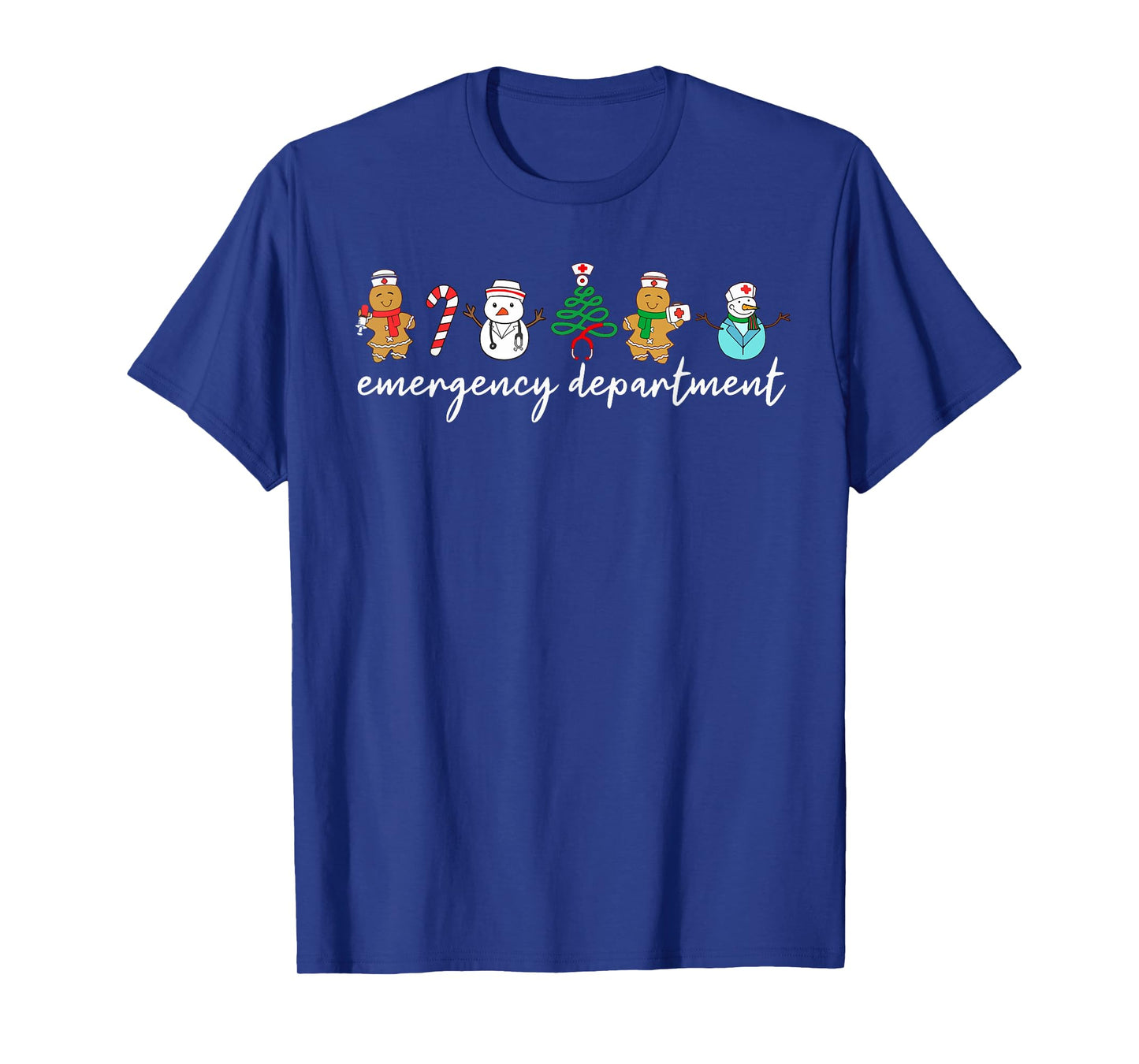 Christmas Emergency Room ER RN Nurse Department Healthcare T-Shirt