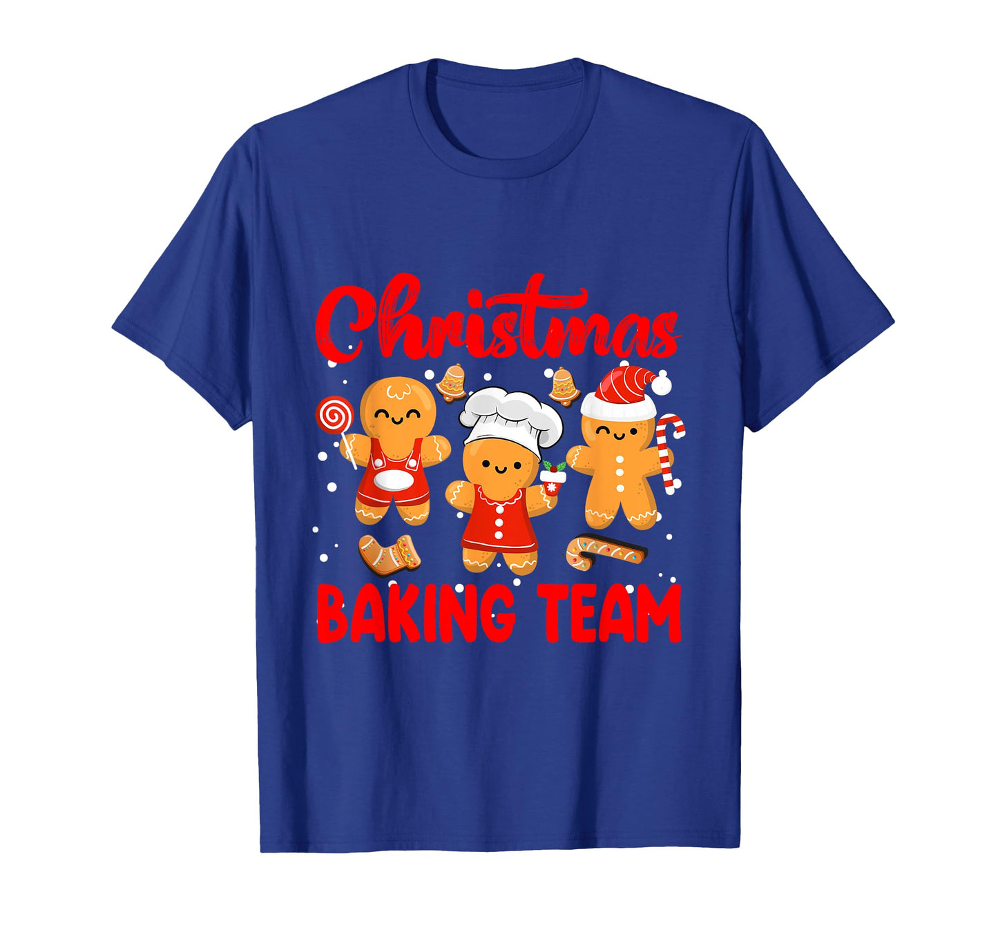 Christmas Baking Team Gingerbread Family Matching Pajamas T-Shirt