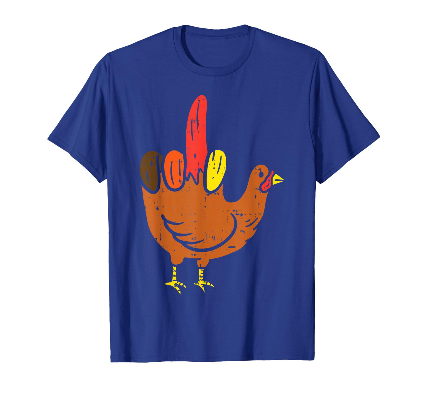 Middle Finger Hand Turkey Funny Offensive Thanksgiving Gift T-Shirt