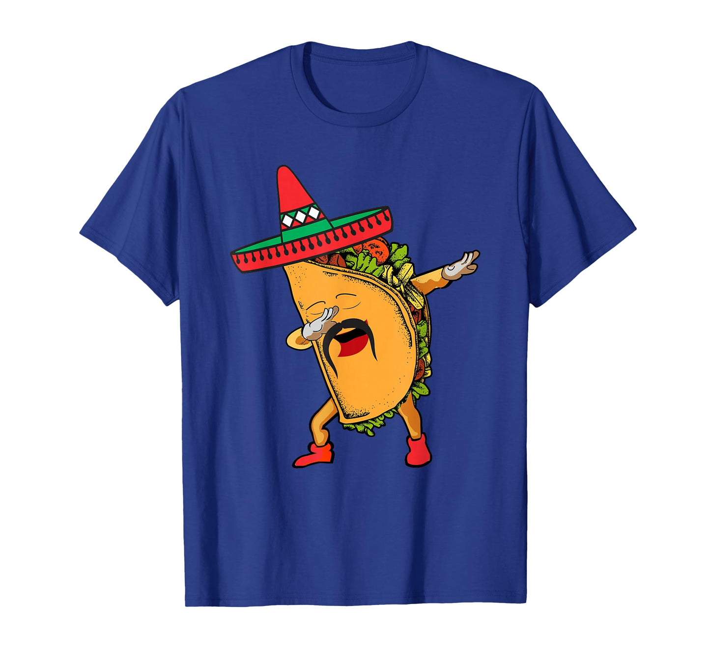 Cinco de Mayo Dabbing Taco Mexican Sombrero Hat Dab Boys Men T-Shirt