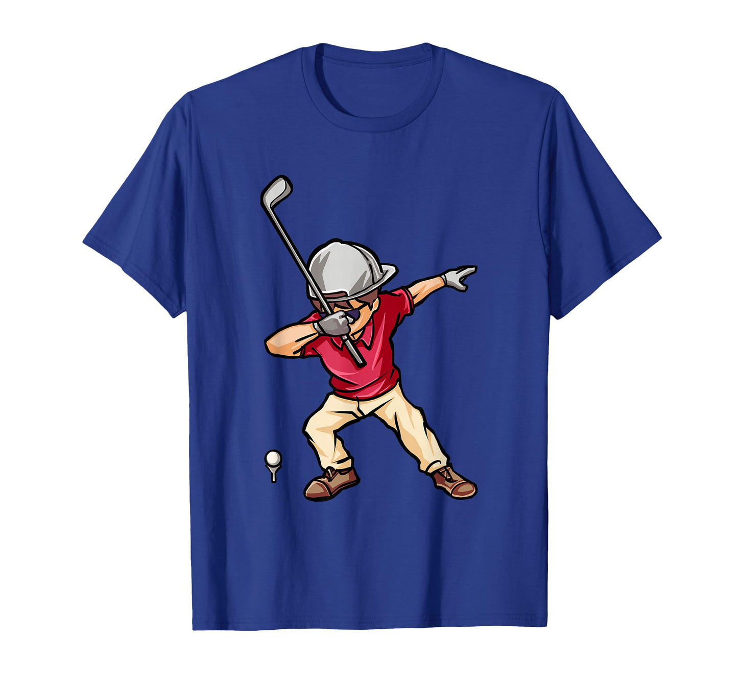 Dabbing Golf Player Golfer Golfing Funny Kids Boys Dab Dance T-Shirt