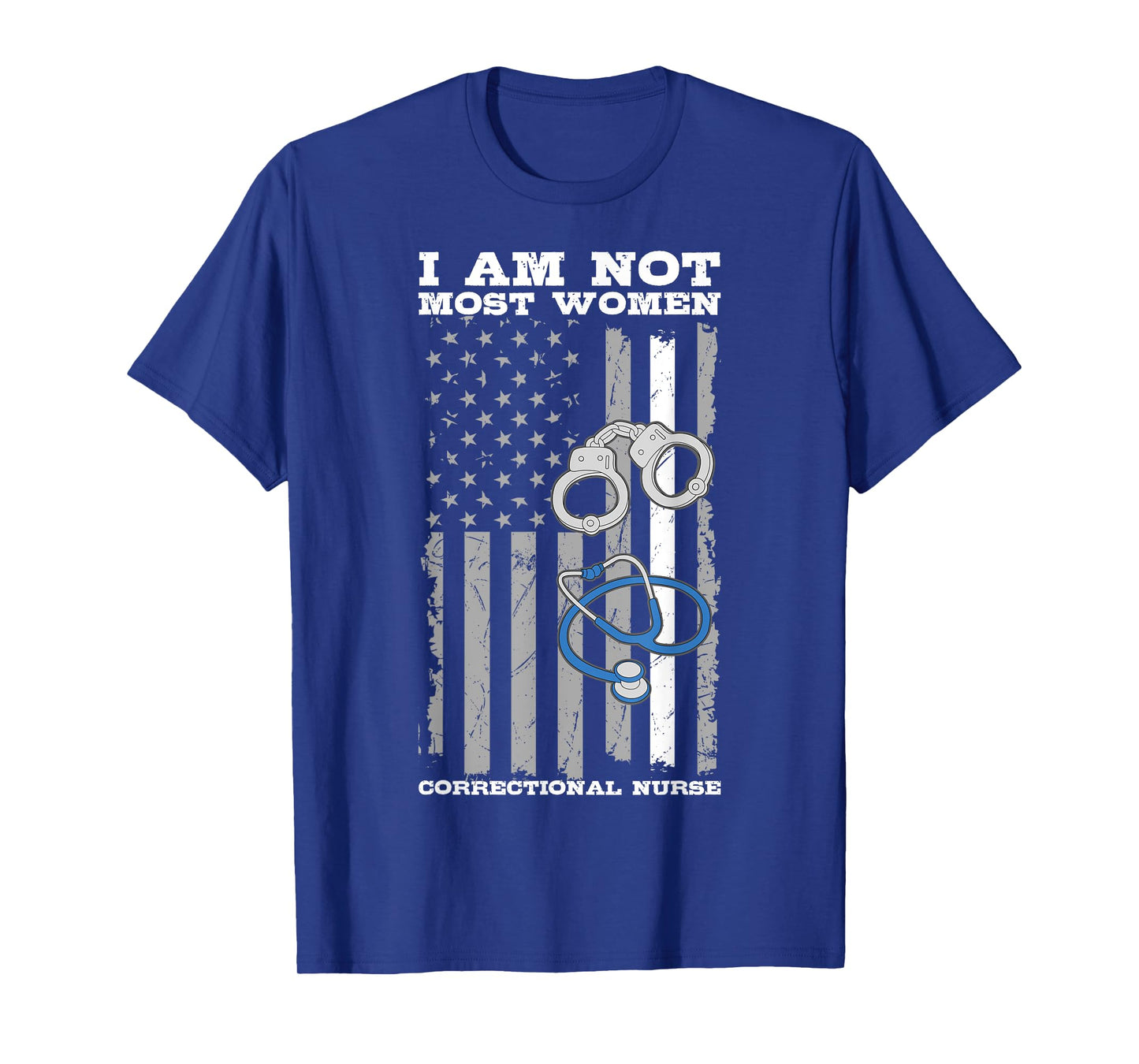 Correctional Nurse USA Flag RN Forensic Nursing 4th Of July T-Shirt
