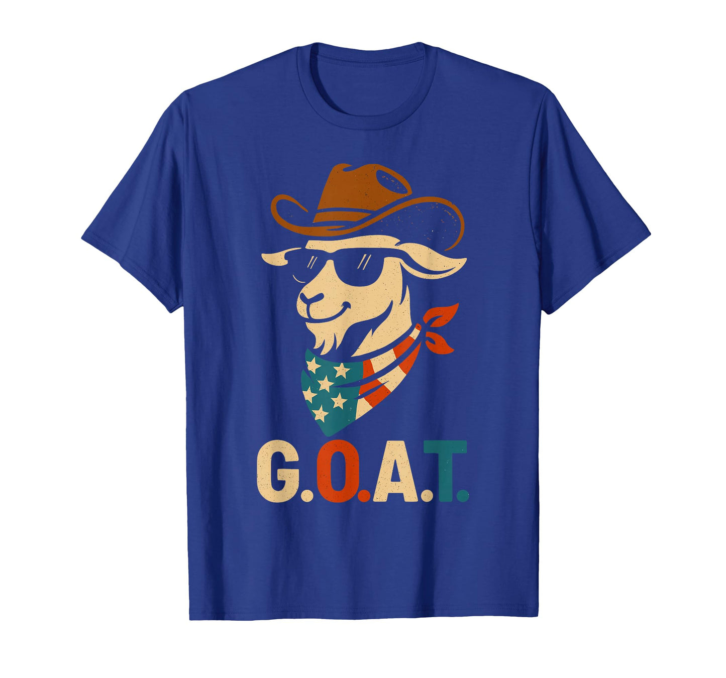 USA 'Merica Goat 4th of July Men Women Kids Funny Patriotic T-Shirt