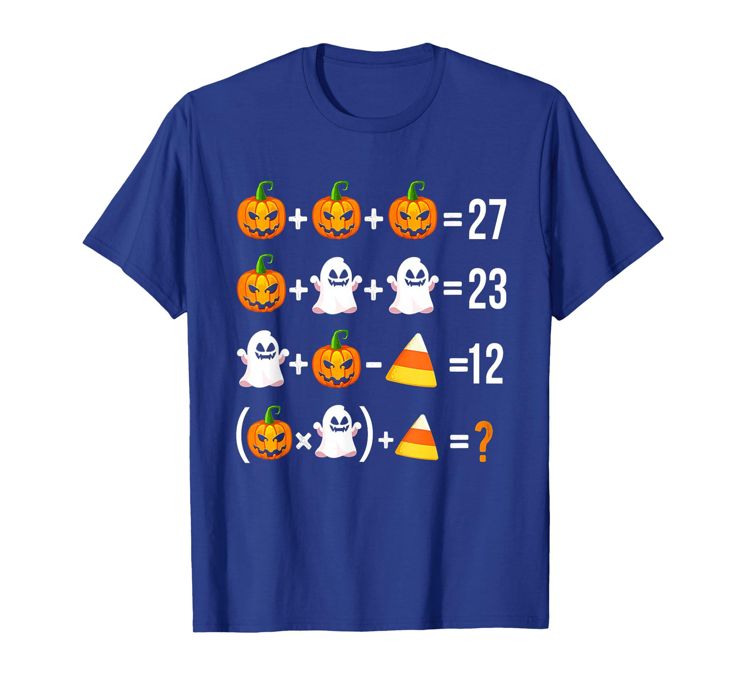 Funny 67 Meme Pumpkin Ghost Math Teacher Halloween Costume T-Shirt