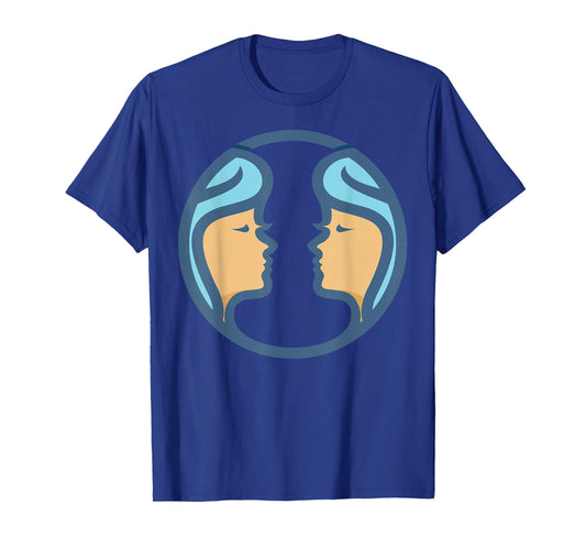Gemini Halloween Zodiac Horoscope Astrology T-Shirt