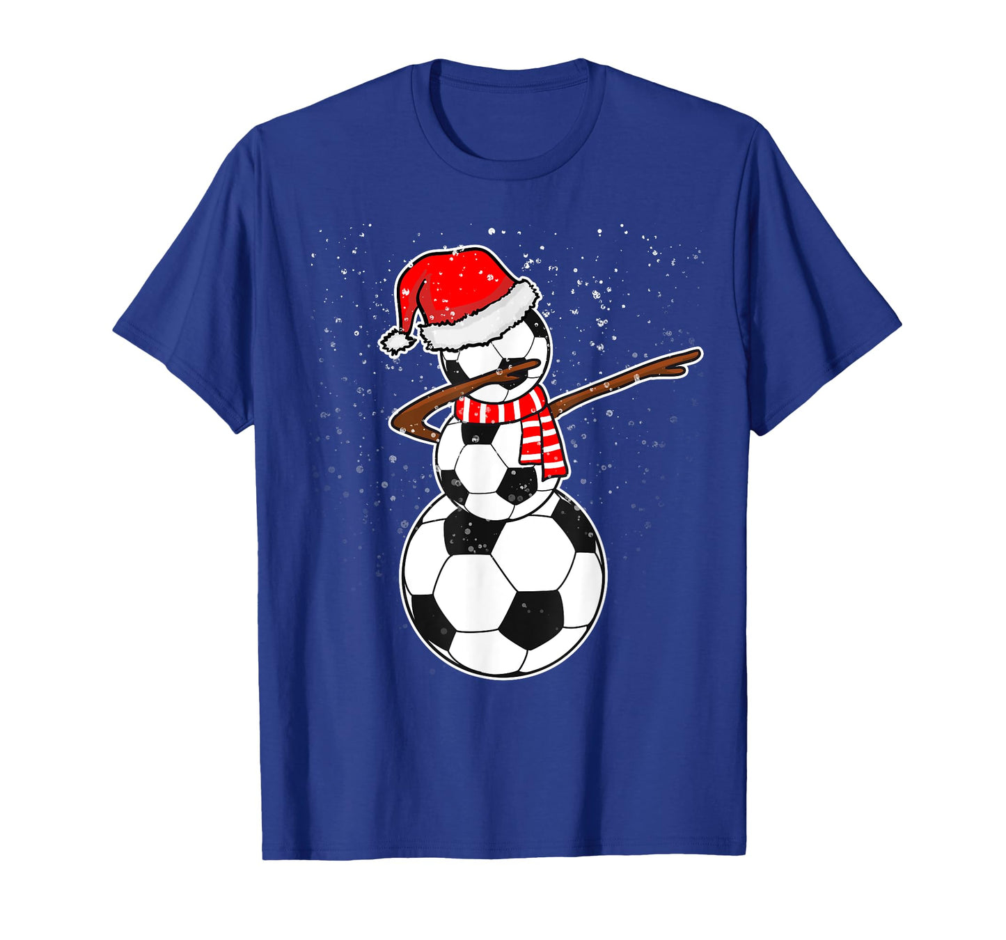 Dabbing Snowman Soccer Shirt T-Shirt
