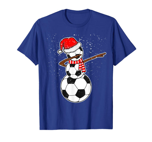 Dabbing Snowman Soccer Shirt T-Shirt