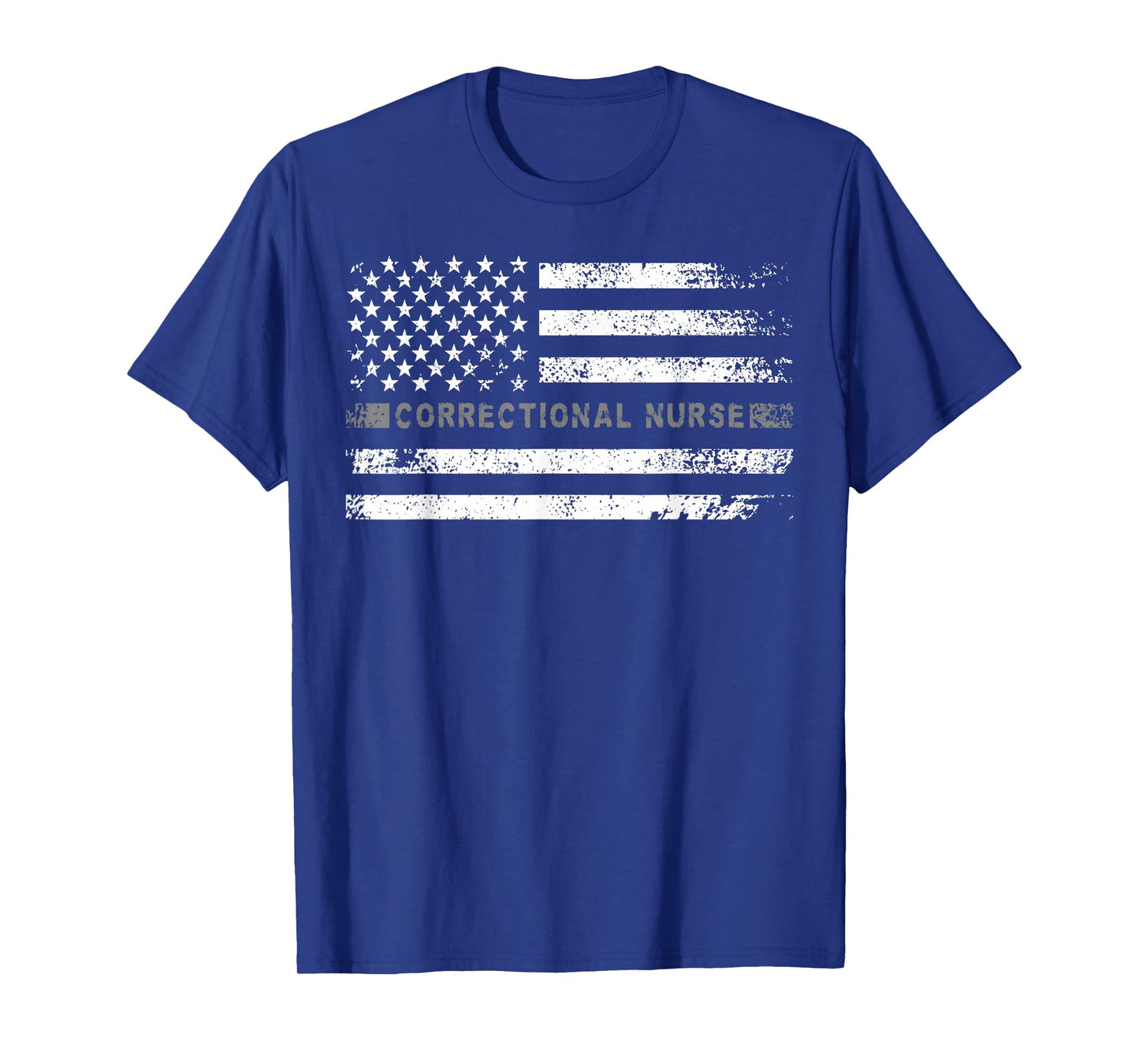Corrections Nurse US Flag Correctional Nursing T-Shirt