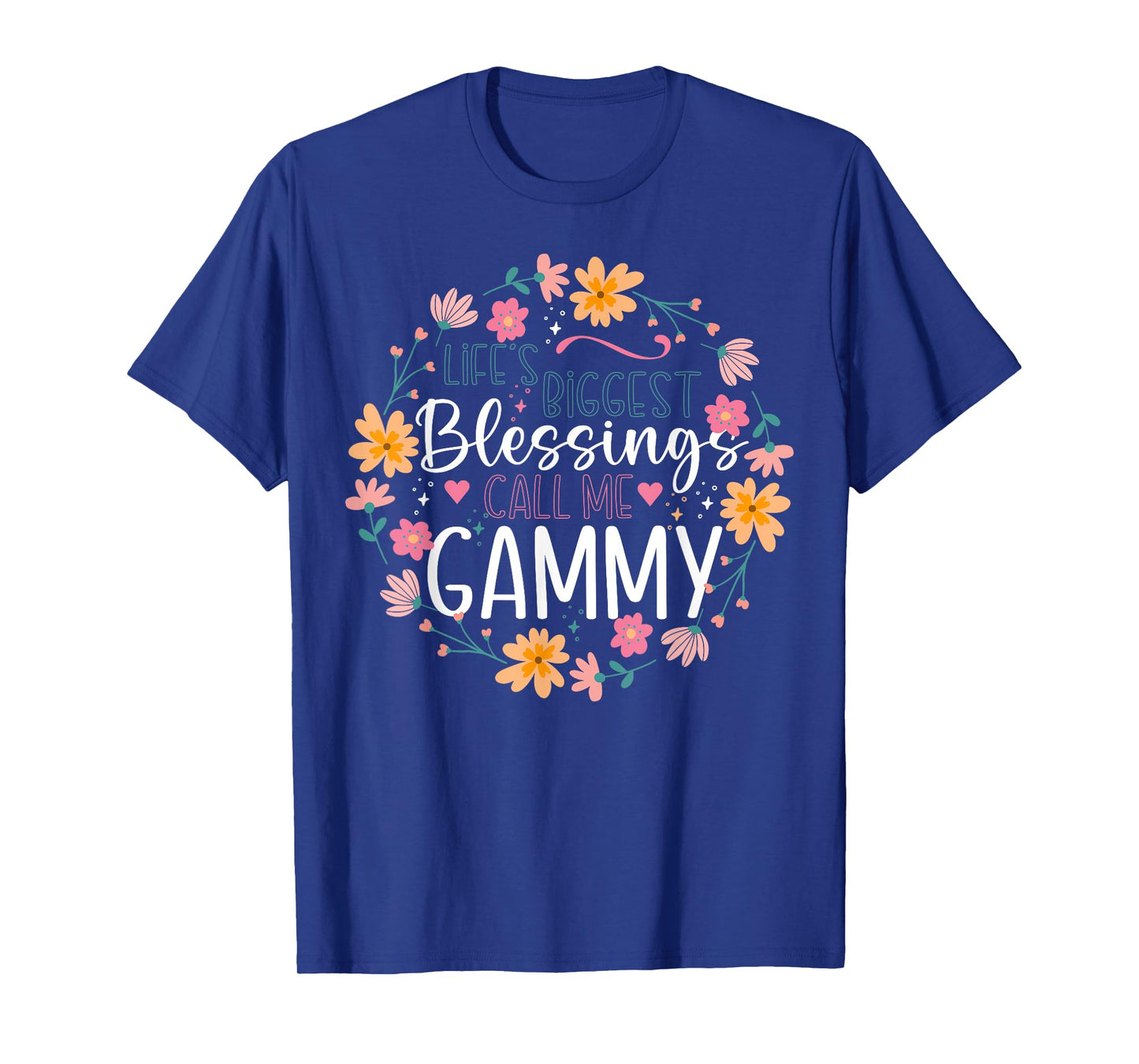 Floral Gammy Grandmother Grandma For Women T-Shirt