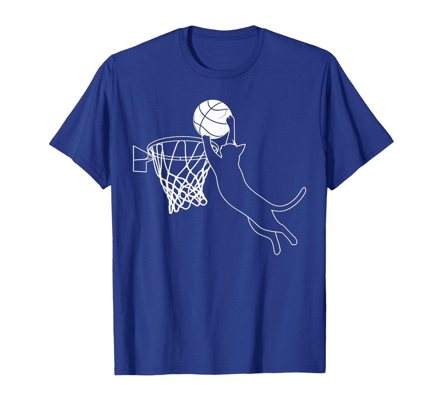 Cats Playing Basketball Funny Cat And Basketball Lover Kitty T-Shirt