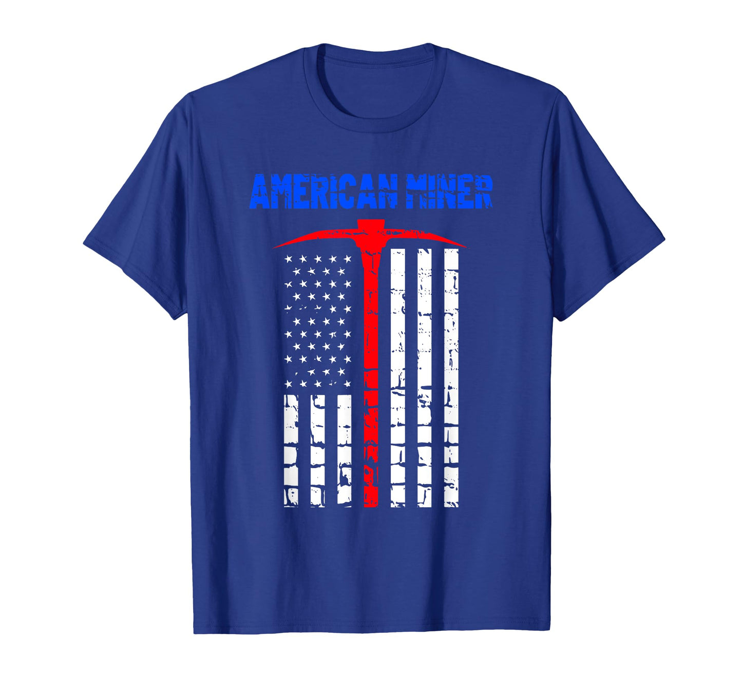 Gold Miner Proud American Miner Coal Gold Lovers Funny Gift T-Shirt