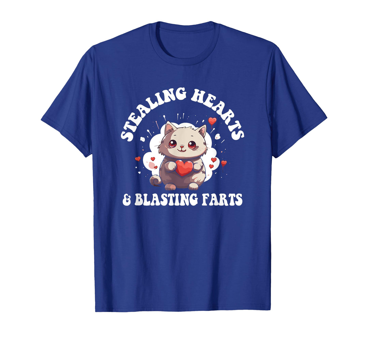 Stealing Hearts And Blasting Farts Cute Cat Kids Toddler T-Shirt