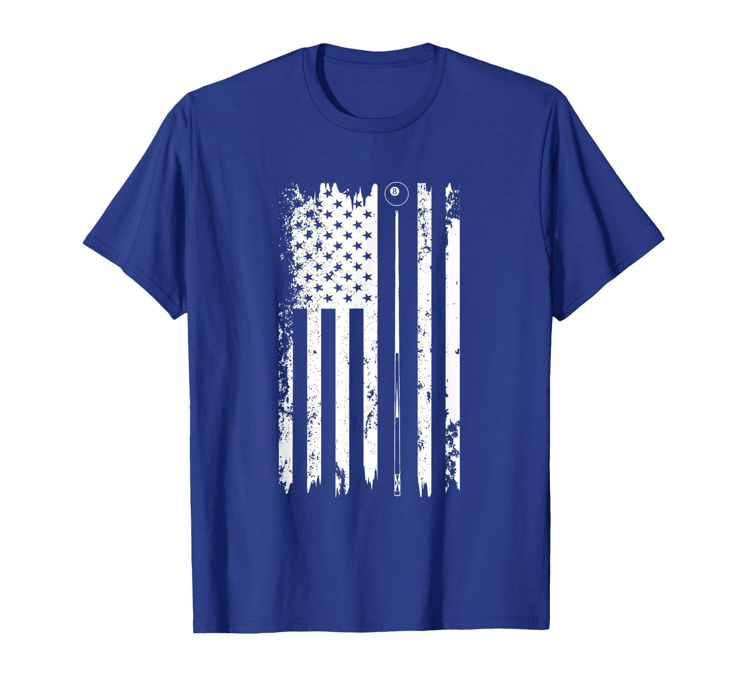 American Flag Billiard Vintage Pool Balls Player T-Shirt